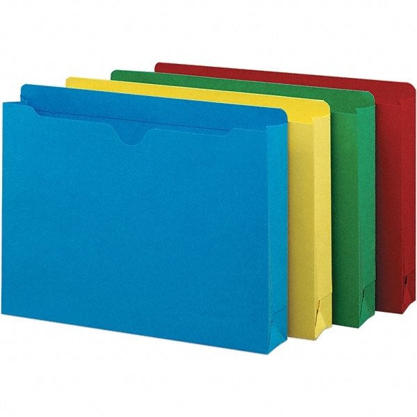 Smead - File Folders With Top Tab: Letter, Assorted, 50 Pack 