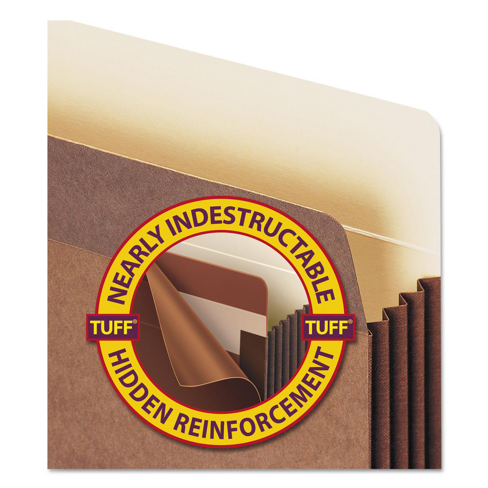 SMEAD Expanding Wallet Legal, Redrope, 10/Pack MSC Industrial