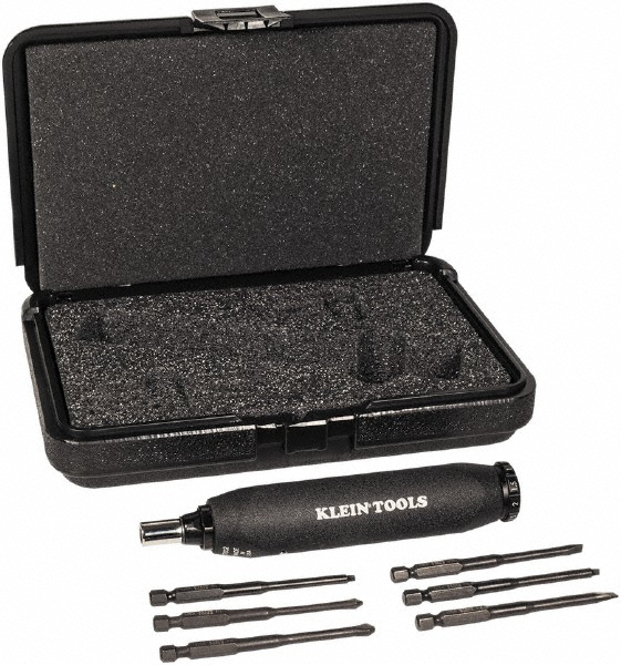 Klein Tools 6 Piece, 5 to 40 In/Lb, Torque Limiting Screwdriver Kit
