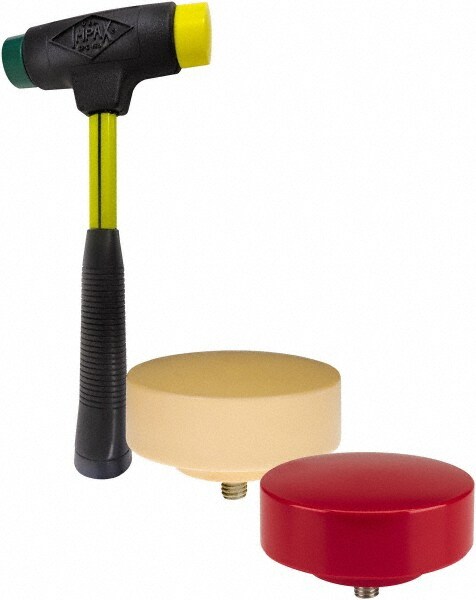 1-1/4 Lb Head 1-1/2" Face Composite Dead Blow Replaceable Tip Sledge Hammer