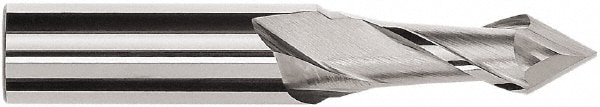 Drill Mill: 2 Flutes, 60 ° Point, Solid Carbide