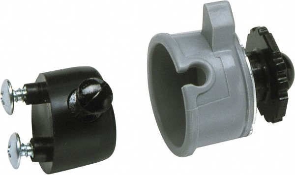 Hard Hat Capmount Adapter: Plastic, Gray