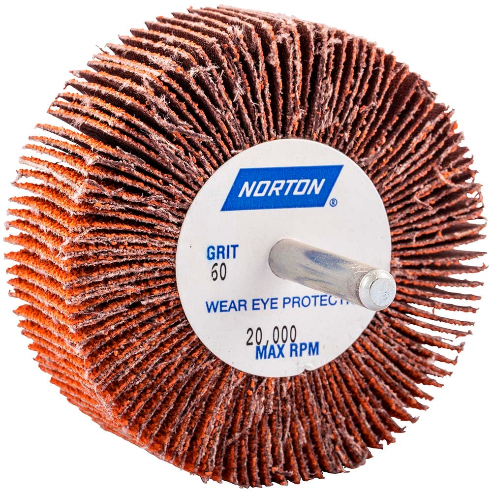 Norton Abrasives - St. Gobain Norton Metalite R265 Abrasive Flap Wheel, 1