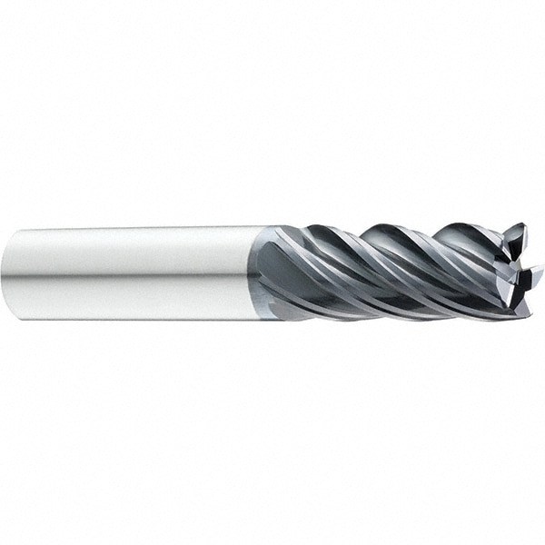 SGS 38504 Square End Mill: 5/16 Dia, 5/8 LOC, 5/16 Shank Dia, 2-1/2 OAL, 5 Flutes, Solid Carbide Image