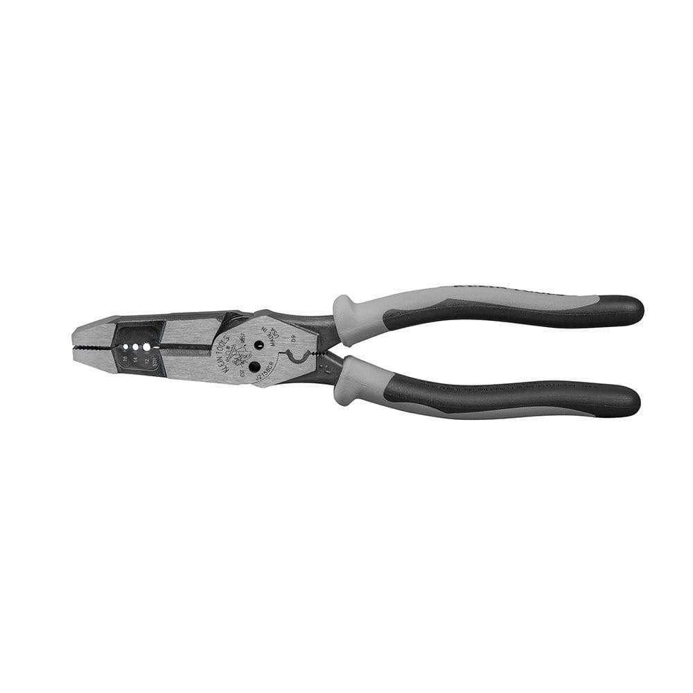 Wire Stripper Cable Cutter: 1.5" Capacity, Rubber Handle, 8" OAL