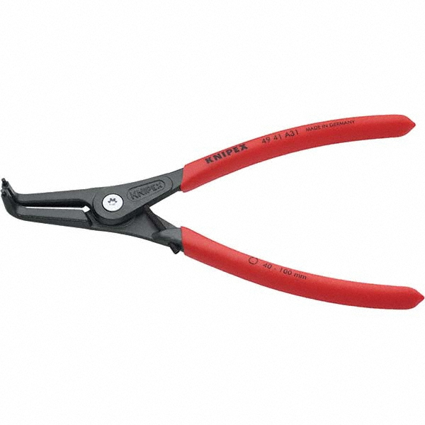 Knipex Retaining Ring Pliers; Type: External ; Ring Size: 1-37/64" - 3-15/16" ; Minimum Ring Size (Decimal Inch): 1.5781 ; Tool Style: Circlip Pliers