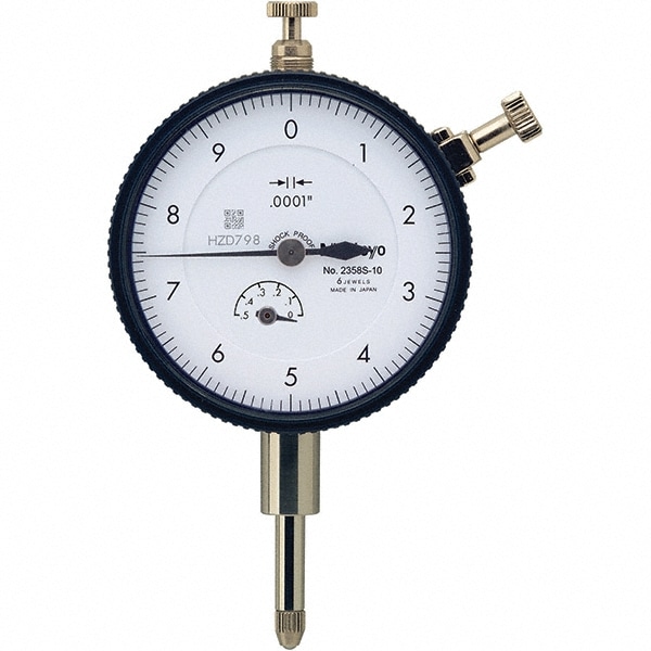 Mitutoyo 2358AB-10 1/2" Range, 0-10 Dial Reading, 0.0001" Graduation Dial Drop Indicator Image