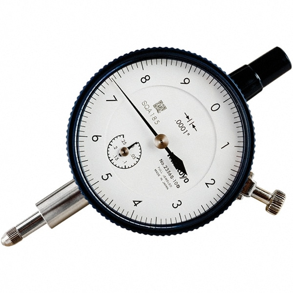 Mitutoyo 2356A-10 Dial Drop Indicator: 0.25" Range, 0-10 Dial Reading, 0.0001" Graduation Image