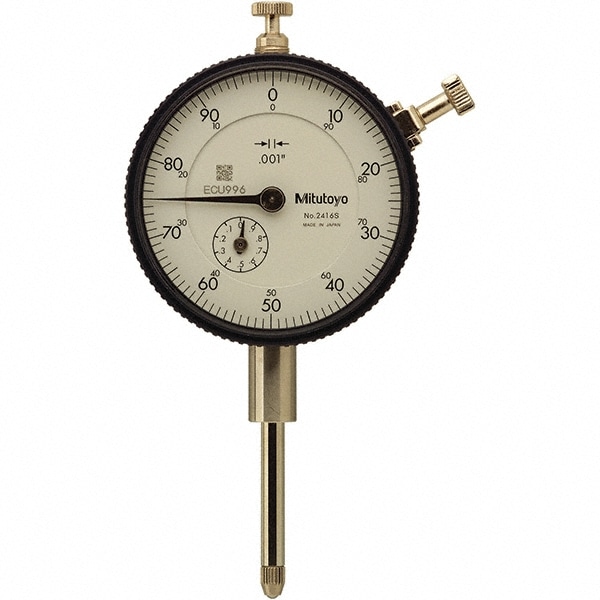 Mitutoyo 2416AB Dial Drop Indicator: 1" Range, 1-100 Dial Reading, 0.001" Graduation Image