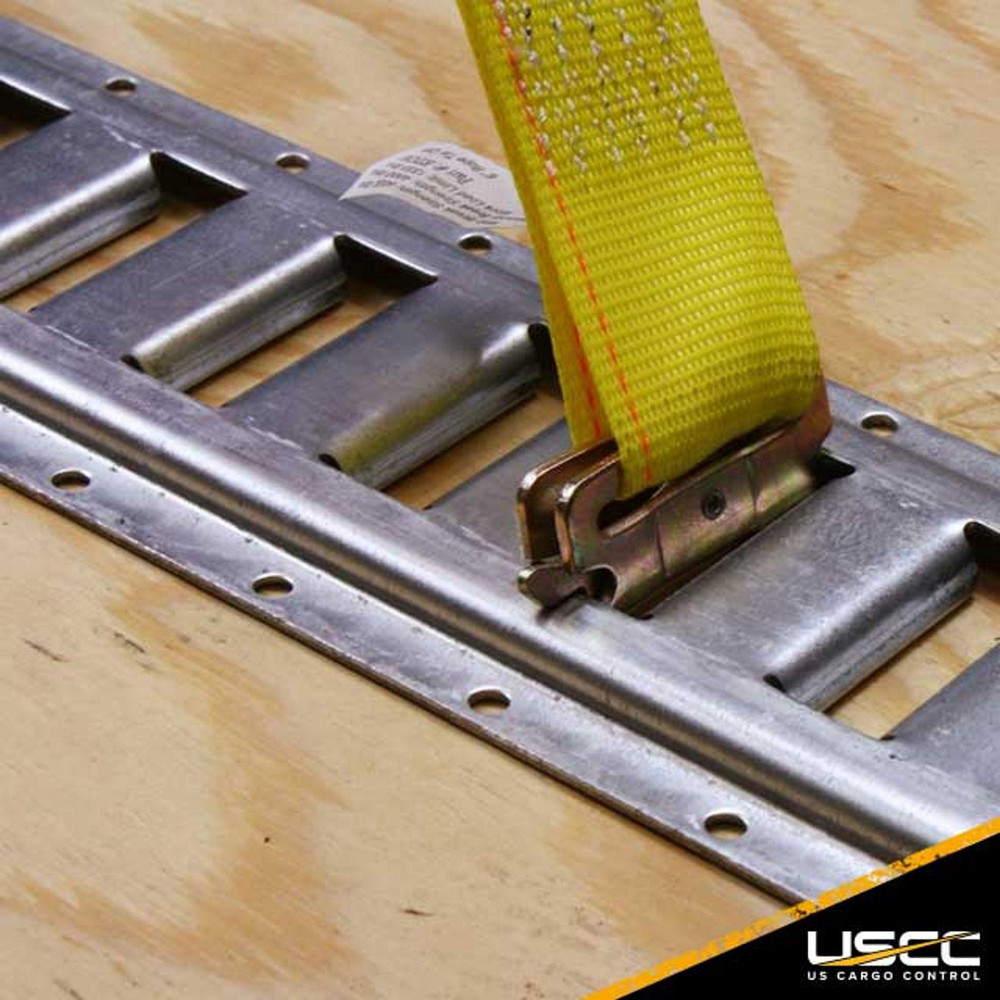 US Cargo Control - Polyester Ratchet Strap Tie Down: 12' Long, 2