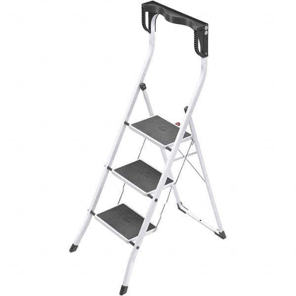 3-Step Ladder: Steel, EN14183