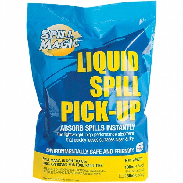 Sorbent: 10 lb Bag, Granular Powder, Application Spill Containment