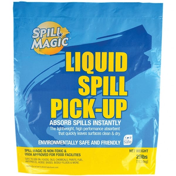 Sorbent: 25 lb Bag, Granular Powder, Application Spill Containment