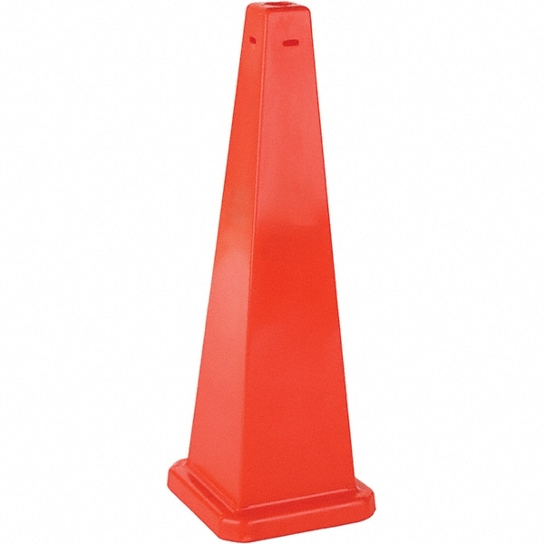 PRO-SAFE 13-600-36O Blank - No Legend, 12" Wide x 36" High, Polypropylene Cone Floor Sign Image