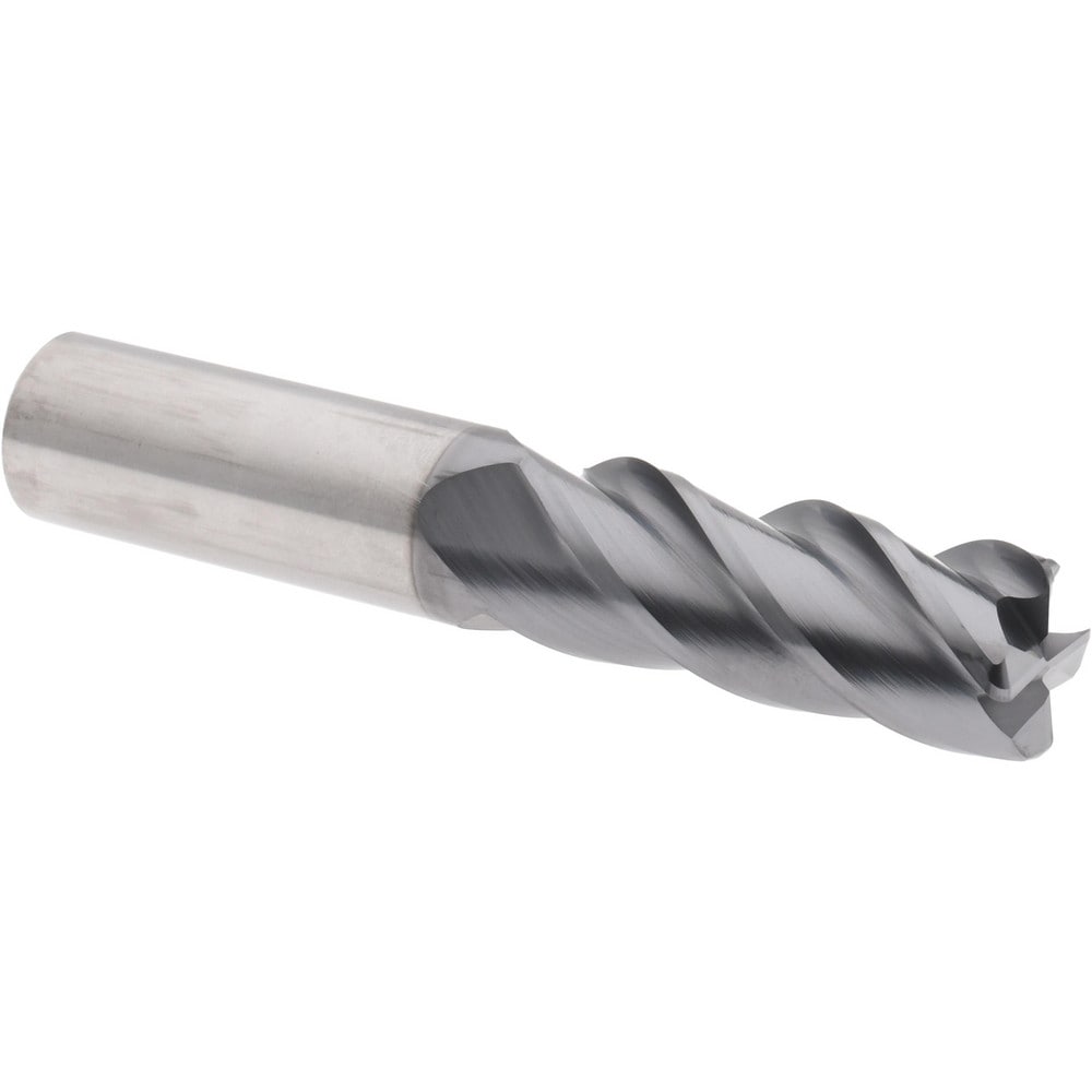 Accupro 6504298 Corner Radius End Mill: 5/8" Dia, 1-5/8" LOC, 0.06" Radius, 4 Flutes, Solid Carbide 