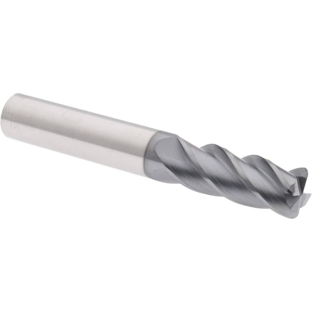 Accupro 6504318 Corner Radius End Mill: 7/16" Dia, 1-1/8" LOC, 0.06" Radius, 4 Flutes, Solid Carbide Image