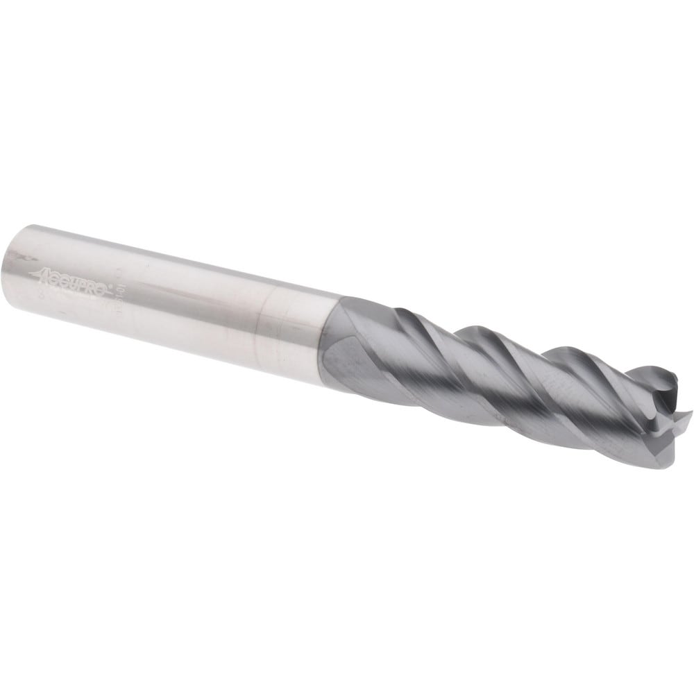 Accupro - Corner Radius End Mill: 1/2