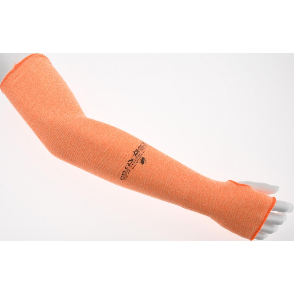 Cut-Resistant Sleeves: Size Universal, ATA, High-Visibility Orange, ANSI Cut A4