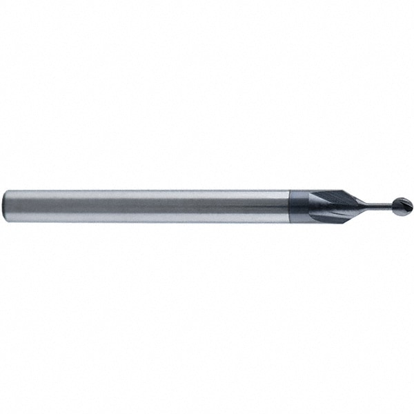 Accupro 35898923 Ball End Mill: 0.125" Dia, 0.116" LOC, 4 Flute, Solid Carbide Image