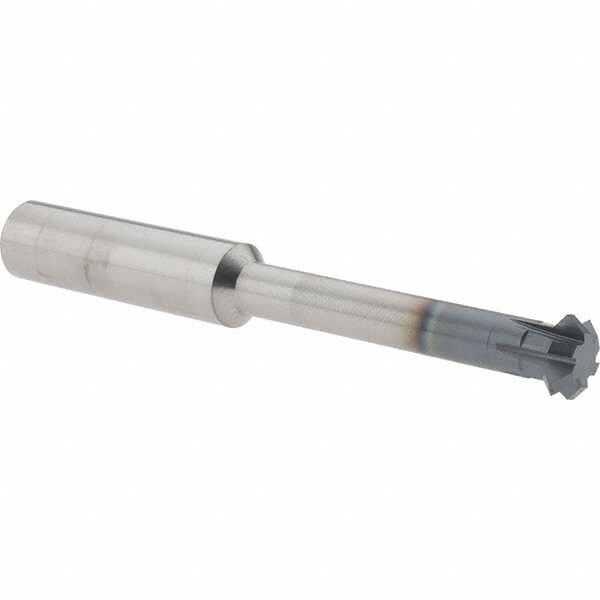 Double Angle Milling Cutter: 90 °, 1/2" Cut Dia, 0.187" Cut Width, 1/2" Shank Dia, Solid Carbide