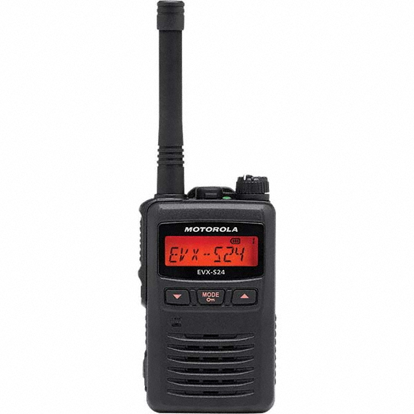 Handheld Radio: Analog & Digital, UHF, 256 Channel
