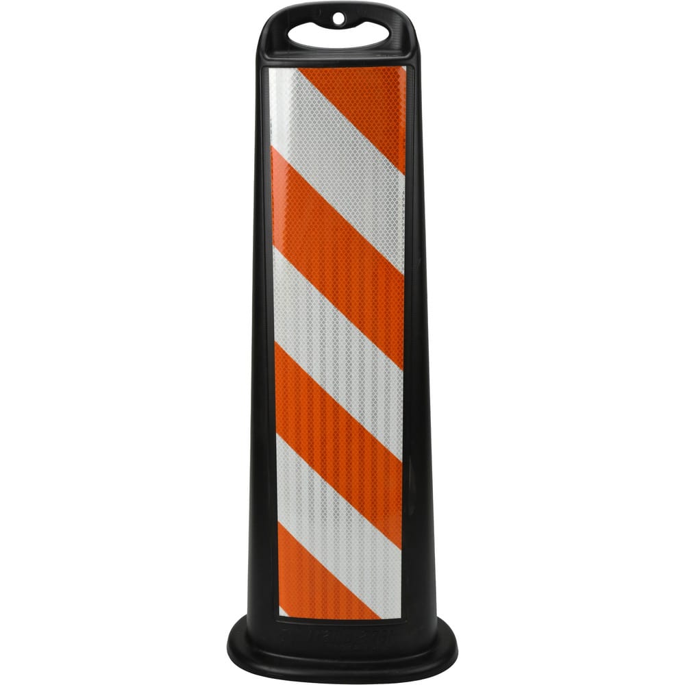 Traffic Barrels, Delineators & Posts; Type: Vertical Panel ; Material: Polyethylene ; Reflective: Yes ; Base Needed: Yes ; Height (Decimal Inch): 40.0000 ; Color: Black
