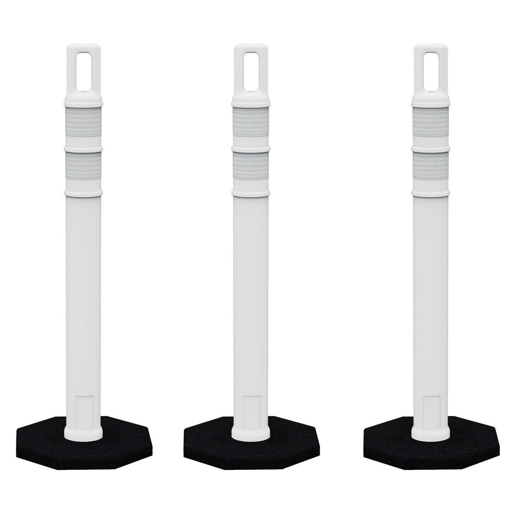 3 6-Piece Kits 45" High x 7" Wide, Reflective Delineator Post