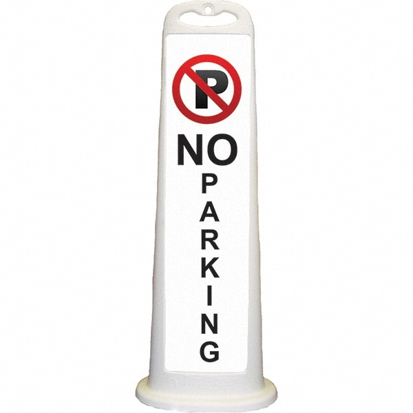 PRO-SAFE 03-760-WHNP Traffic Barrels, Delineators & Posts; Type: Vertical Panel ; Material: Polyethylene ; Reflective: No ; Base Needed: Yes ; Height (Inch): 40 ; Height (Decimal Inch): 40.0000 Image