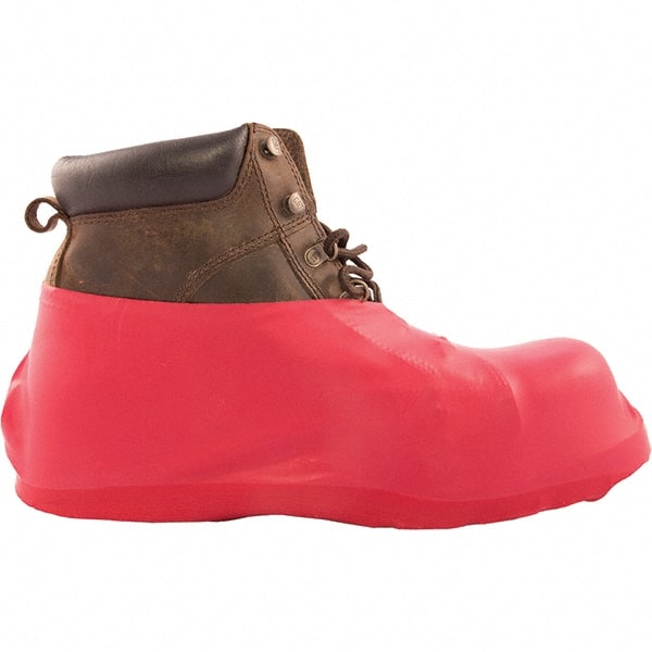 Shoe Cover: Water-Resistant, Latex, Red