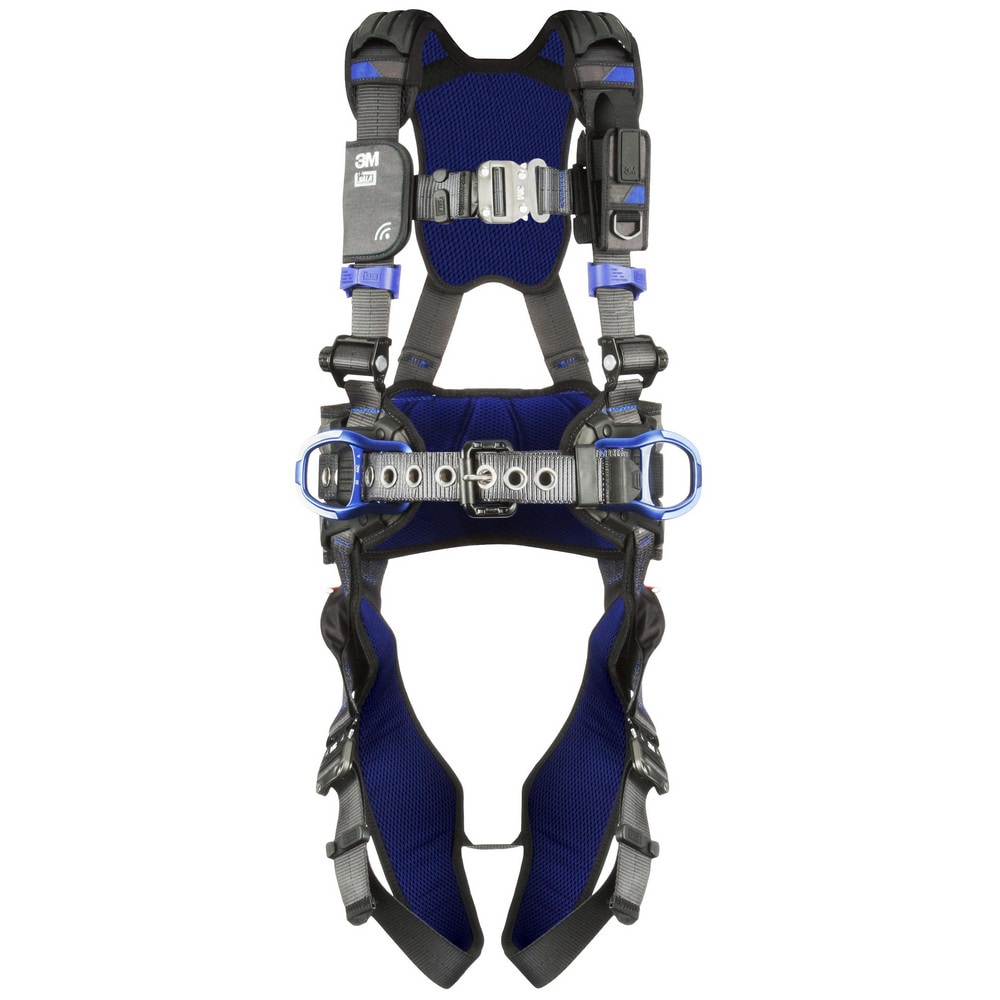 Fall Protection Harnesses: 420 Lb, Construction Style, Size Large, For Construction, Polyester, Back & Hips