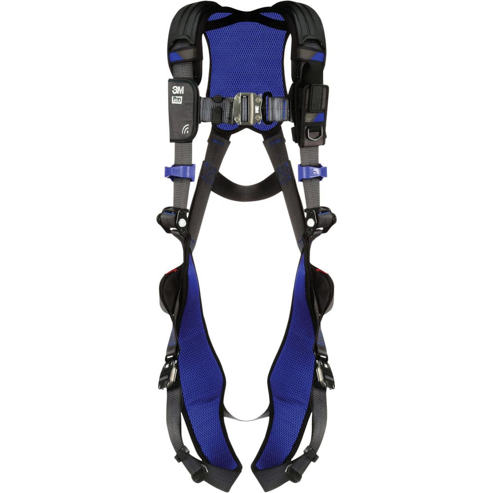 Fall Protection Harnesses: 420 Lb, Vest Style, Size Medium, For General Purpose, Polyester, Back