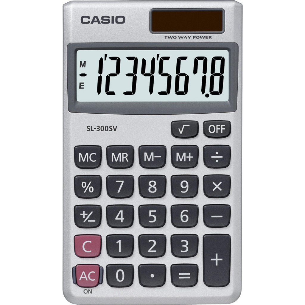 Casio SL DIGIT CASIO SL300 8DIGIT HANDH  Part CSOSL300SV
