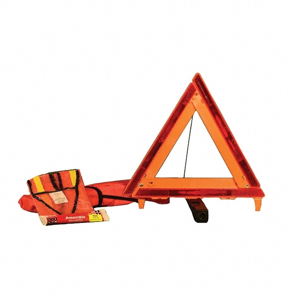 PRO-SAFE 95-06-03 Highway Safety Kits; Includes: Triangle, (2) 30-min. Lightsticks, Orange Safety Vest In Silk Bag Image