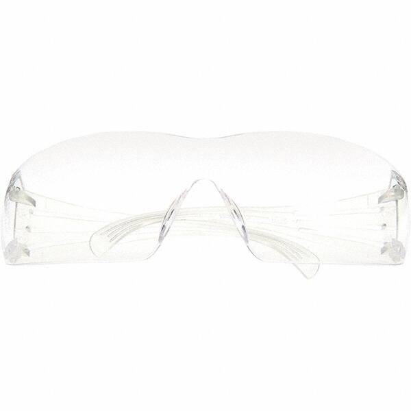 Safety Glass: Anti-Fog, Polycarbonate, Clear Lenses, Frameless, UV Protection