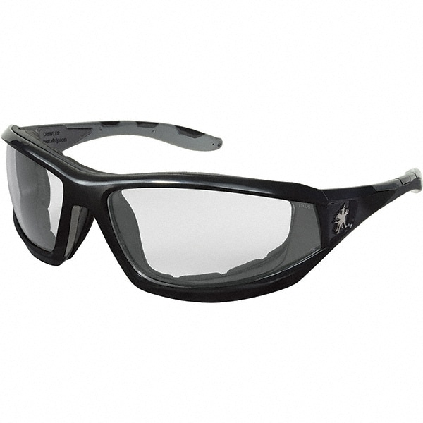 MCR SAFETY RP210DC Safety Glass: Anti-Fog & Scratch-Resistant, Polycarbonate, Clear Lenses, Full-Framed, UV Protection Image