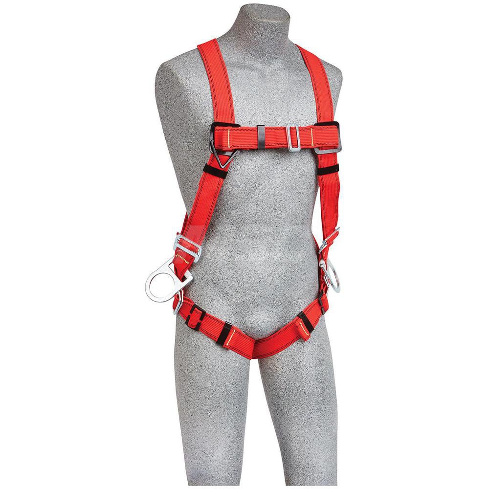 Fall Protection Harnesses: 420 Lb, Vest Style, Size X-Large, For Positioning, Kevlar, Back & Side