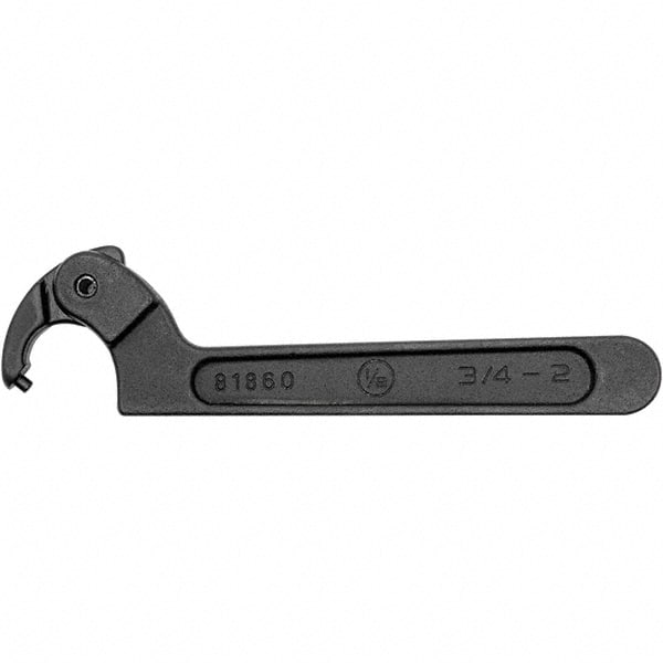 Spanner Wrenches & Sets; Wrench Type: Adjustable Pin Spanner ; Pin Diameter (Decimal Inch): 0.1270 ; Maximum Capacity (mm): 51.00 ; Maximum Capacity (Inch): 2 ; Maximum Capacity (Inch): 2.0000 ; Overall Length (Inch): 6.200000