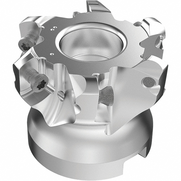 Seco Indexable HighFeed Face Mill 0.8661" Arbor Hole MSC Direct