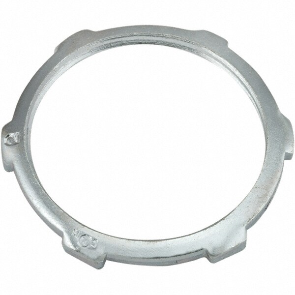 Conduit Locknut: For Rigid & Intermediate (IMC), Steel, 1-1/4" Trade Size