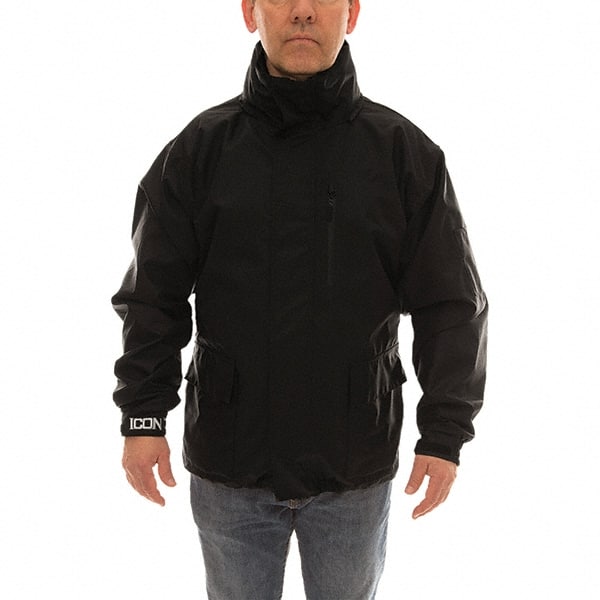 TINGLEY J24113.XL Jacket: Size XL, Black, Polyester 