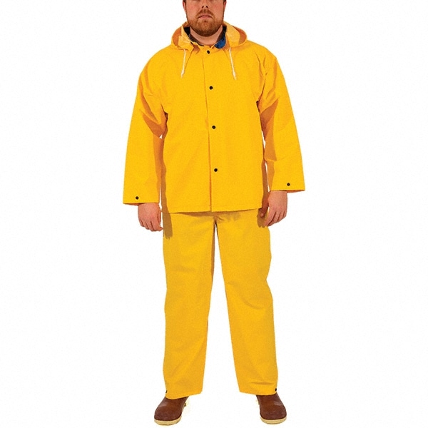 Suit with Pants: Size M, Yellow, Polyester