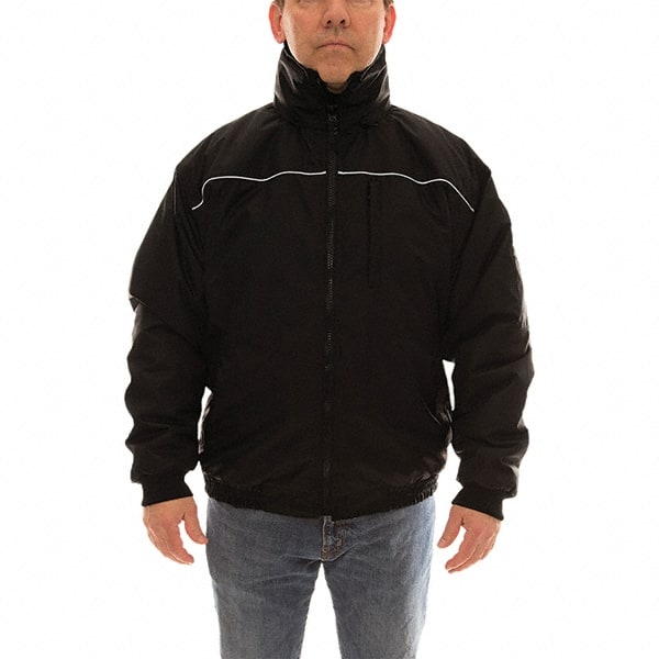 TINGLEY J26113.LG Jacket: Size L, Black, Polyester 