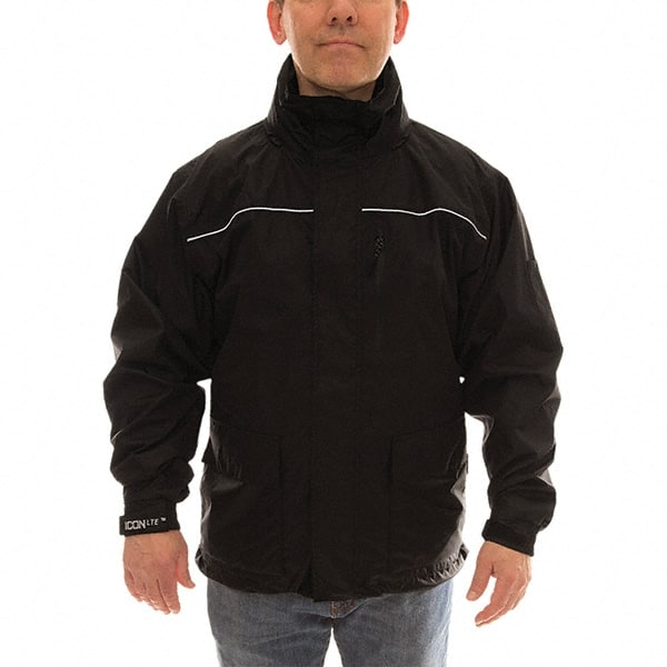 TINGLEY J27113.XL Jacket: Size XL, Black, Polyester 