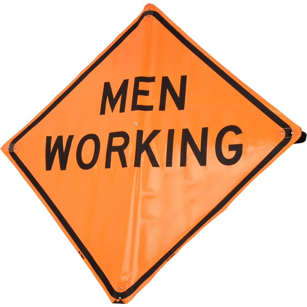Traffic Control Sign: Triangle, "Men Working"