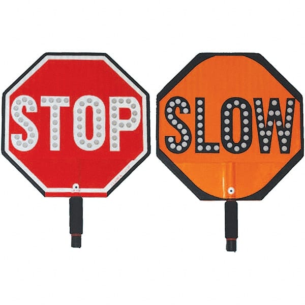 Traffic Control Sign: Octagon, "Stop/Slow"