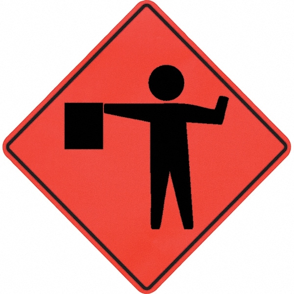 PRO-SAFE 07-800-4006-L Traffic Control Sign: Triangle Image