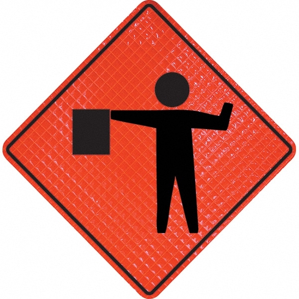 PRO-SAFE 07-800-3024-L Traffic Control Sign: Triangle Image