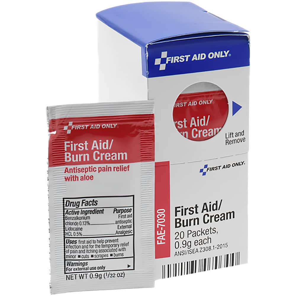 Burn Treatment Cream: 1/32 oz, Packet