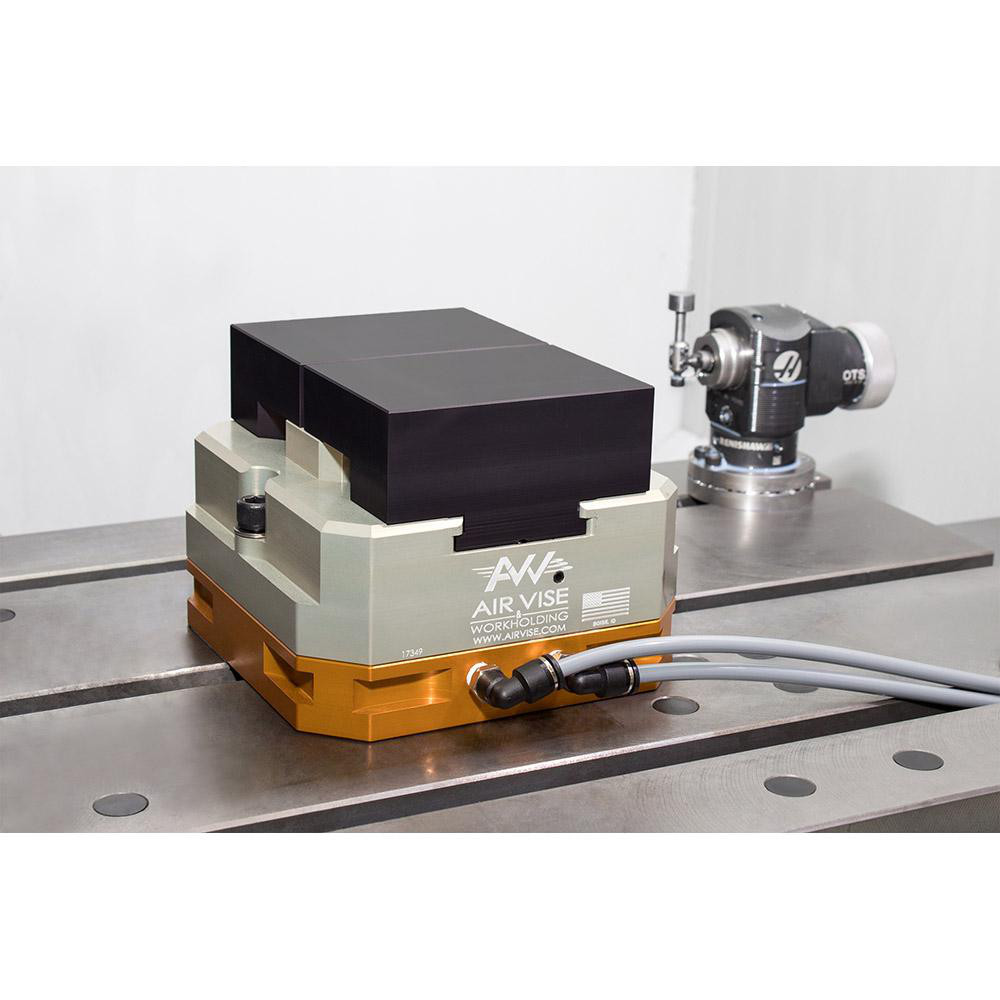 Air Vise Workholding SelfCentering Vise 4" Jaw Width MSC Direct