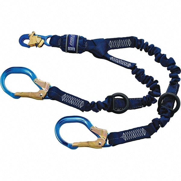 Lanyards & Lifelines; Type: Shock Absorbing Lanyard ; Length (Inch): 72 ; Anchorage End Connection: Rebar Hook ; Harness Connection: Steel Snap Hook ; For Arc Flash Work: No ; Material: Polyester Webbing